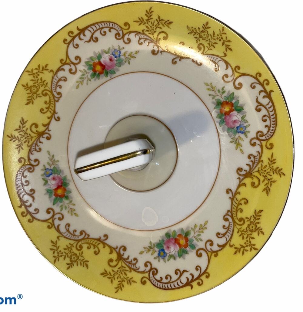 Vintage Noritake Japan Lemon Nut Candy Serving Dish EUC